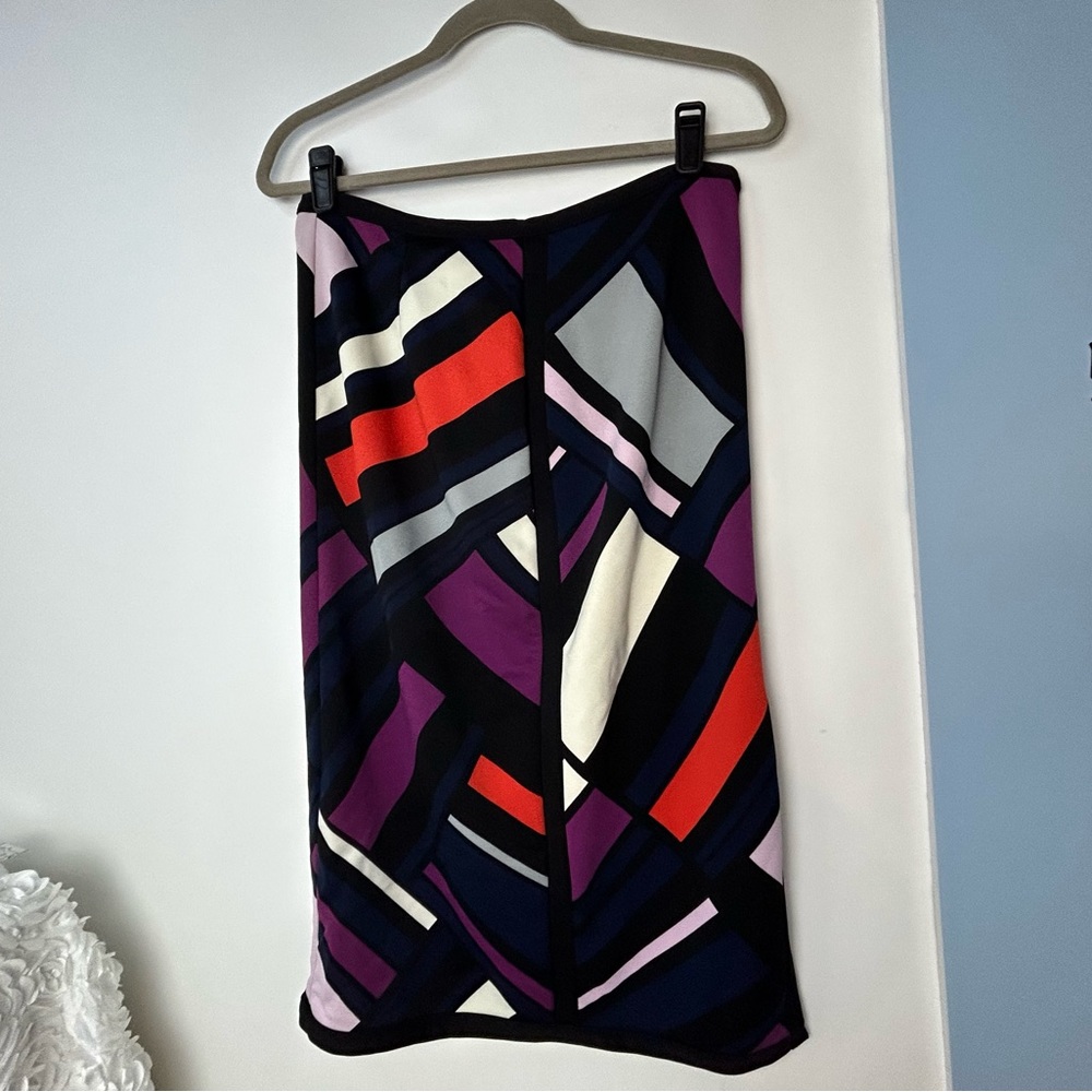 Worthington Geo Print Multicolor Pencil Skirt‎ Women's 6